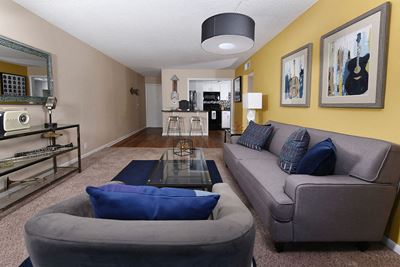 Music City Flats Living Room